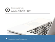 Tablet Screenshot of elbolet.net